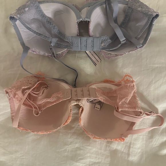 *3 for 20* Victoria’s Secret Lace Bras in Orange & Purple, Size 32C, - Picture 7 of 10